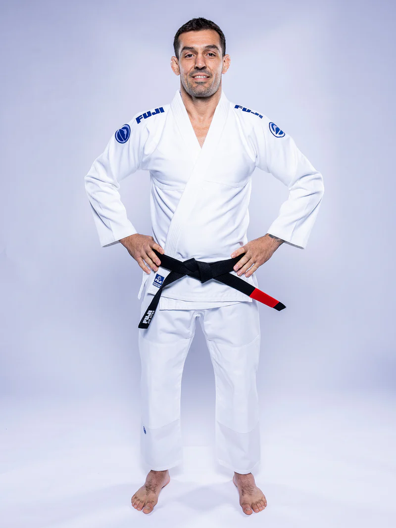 FUJI Baseline 2.0 Slim Fit BJJ Gi Blanco / Azul Navy - Imagen 5