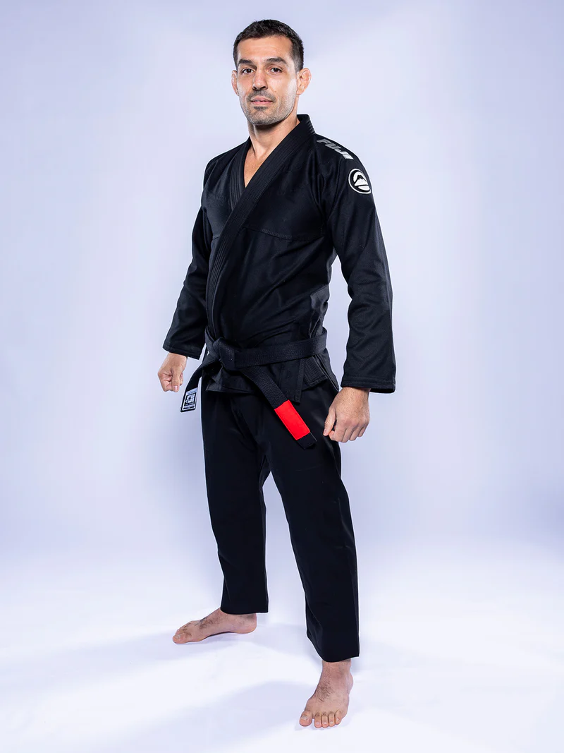 FUJI Baseline 2.0 Slim Fit BJJ Gi Negro / Gris - Imagen 19