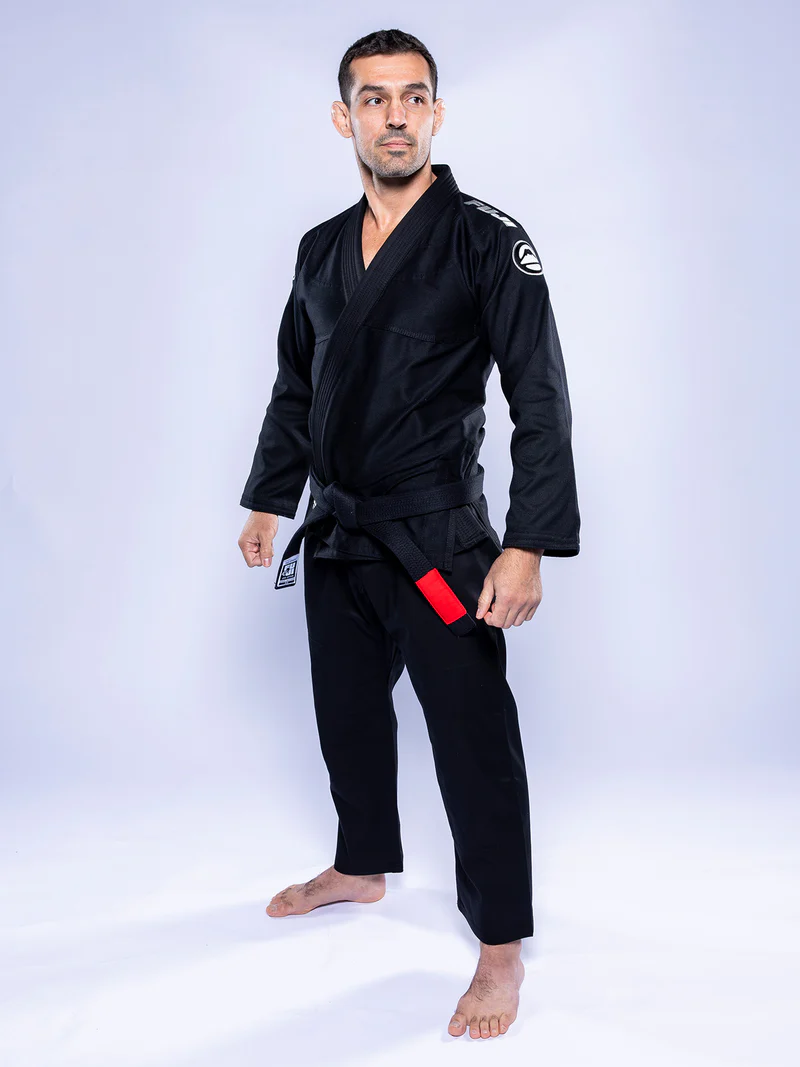 FUJI Baseline 2.0 Slim Fit BJJ Gi Negro / Gris - Imagen 17