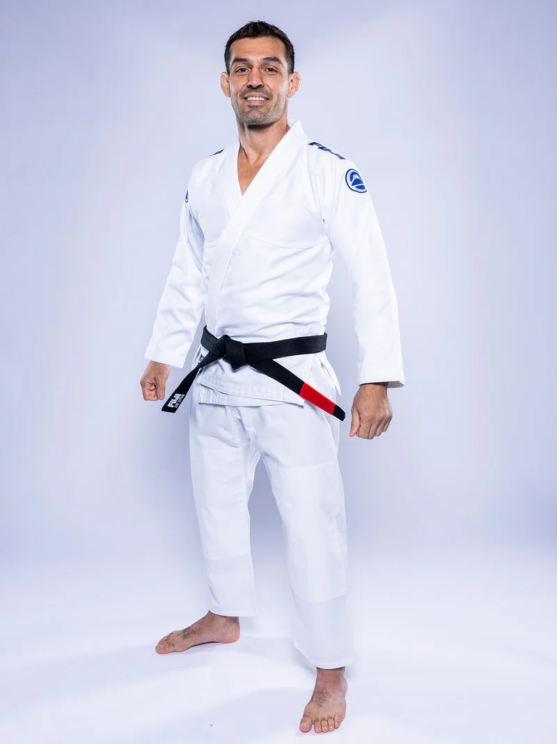 FUJI Baseline 2.0 Slim Fit BJJ Gi Blanco / Azul Navy - Imagen 15