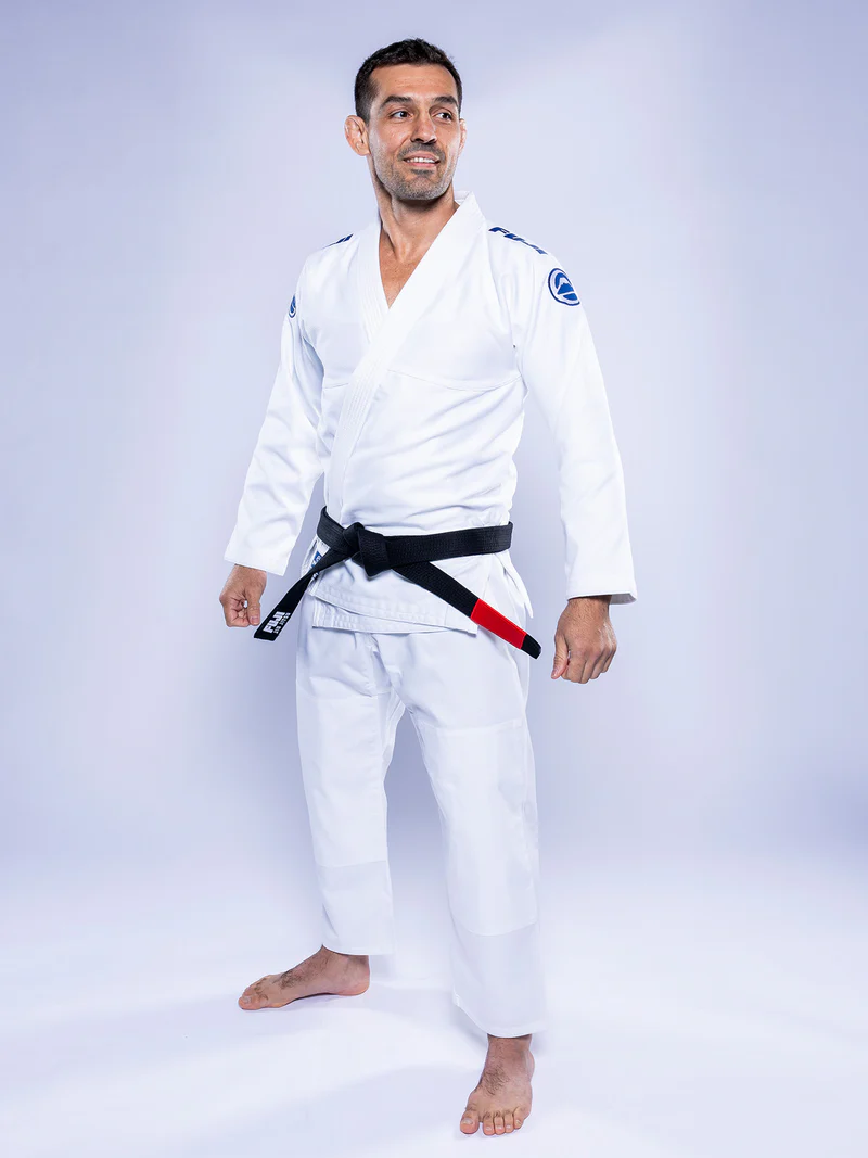 FUJI Baseline 2.0 Slim Fit BJJ Gi Blanco / Azul Navy - Imagen 14
