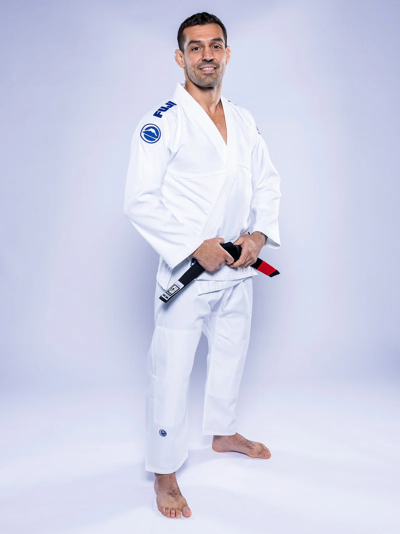 FUJI Baseline 2.0 Slim Fit BJJ Gi Blanco / Azul Navy - Imagen 10