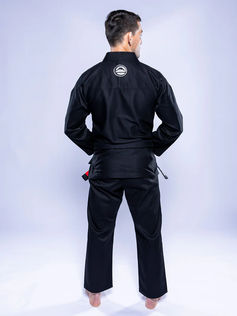 FUJI Baseline 2.0 Slim Fit BJJ Gi Negro / Gris - Imagen 13