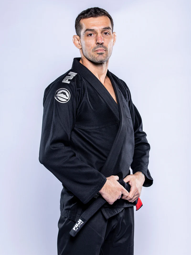 FUJI Baseline 2.0 Slim Fit BJJ Gi Negro / Gris - Imagen 14