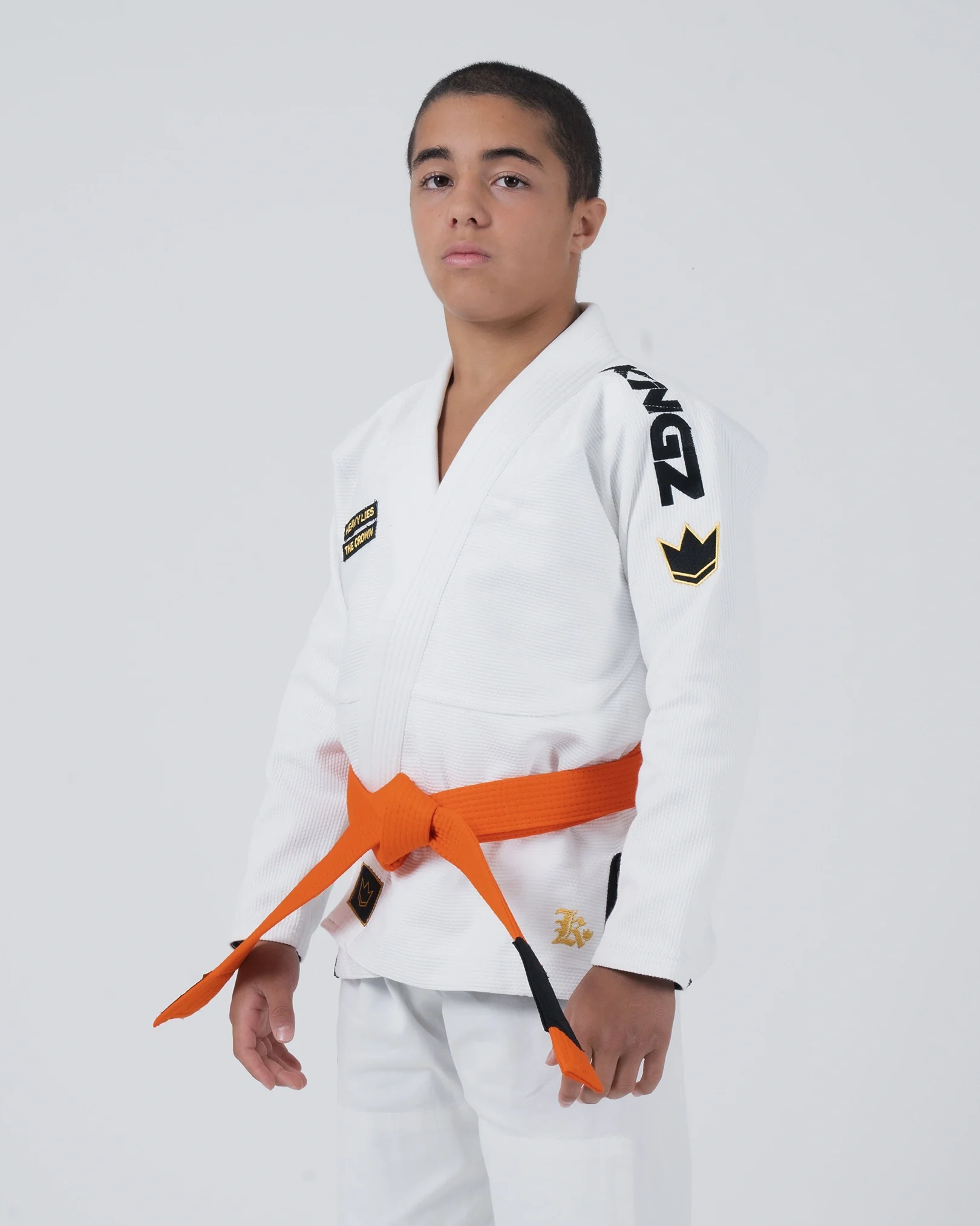 Kingz Comp V6 Youth Jiu Jitsu Gi Blanco - Imagen 16