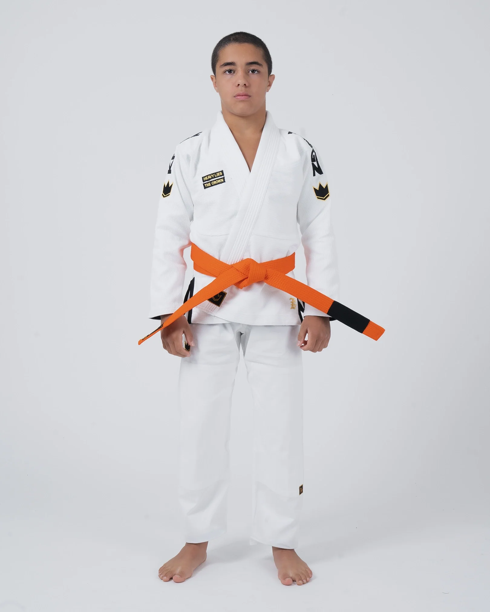 Kingz Comp V6 Youth Jiu Jitsu Gi Blanco - Imagen 15