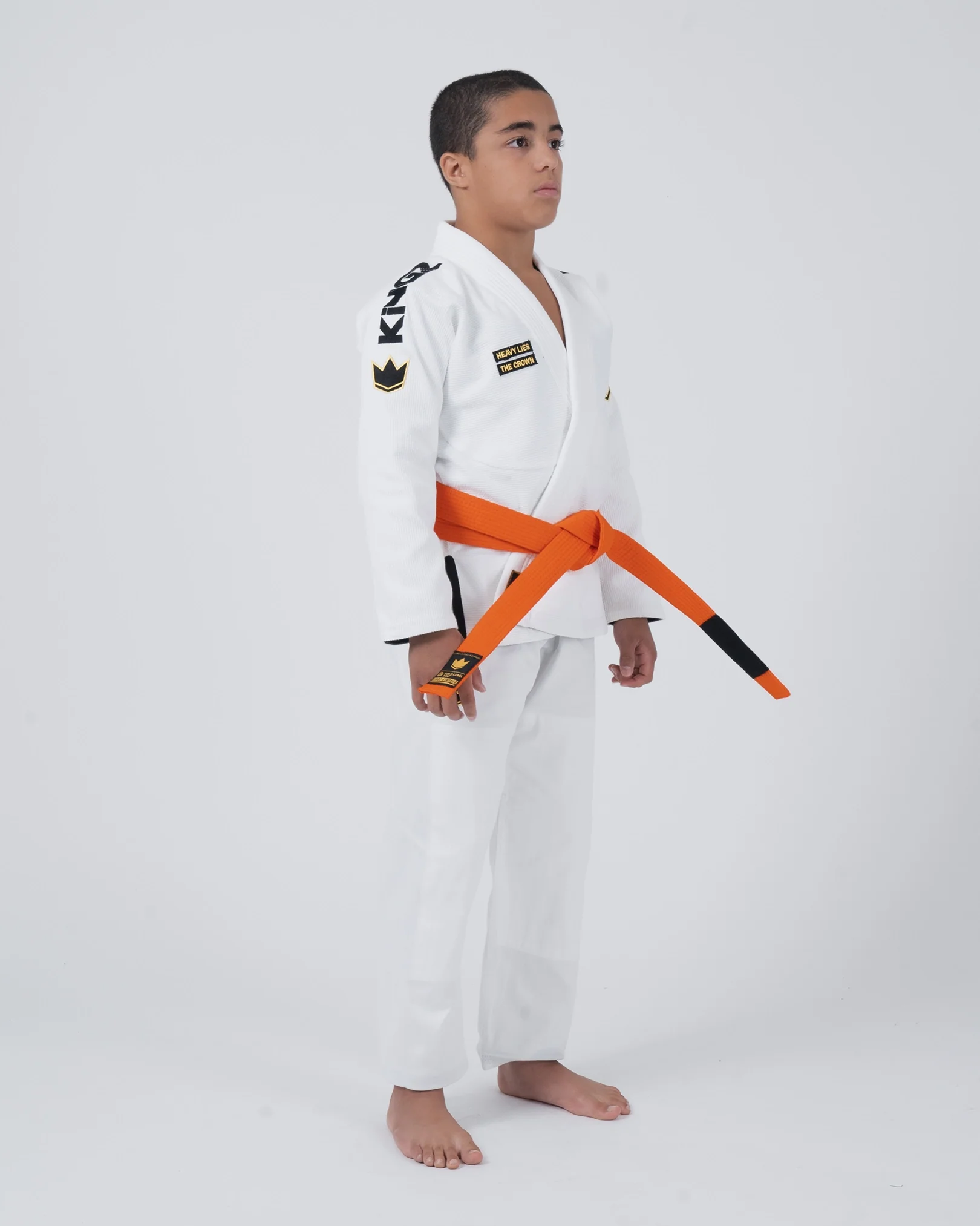 Kingz Comp V6 Youth Jiu Jitsu Gi Blanco - Imagen 10