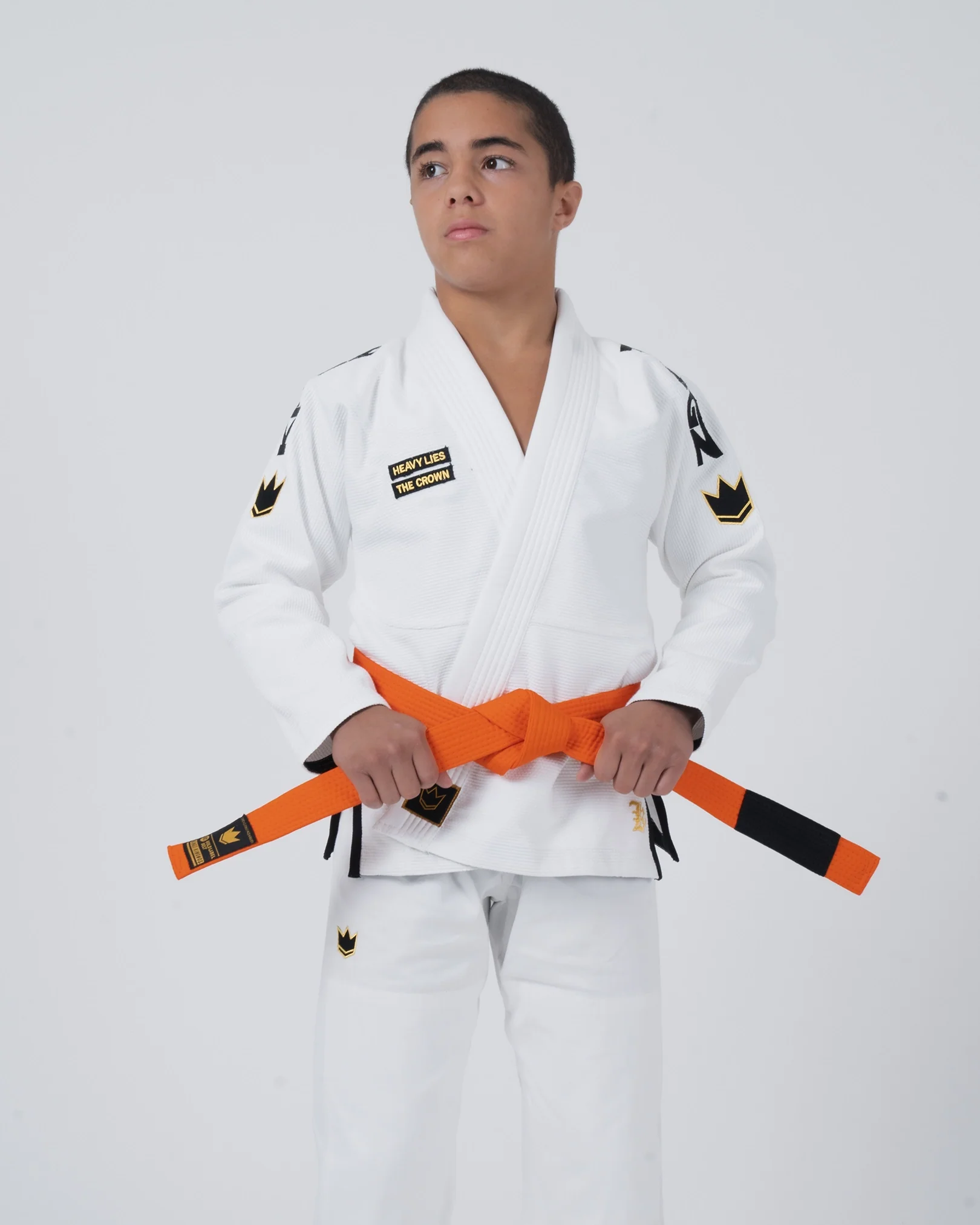 Kingz Comp V6 Youth Jiu Jitsu Gi Blanco - Imagen 9
