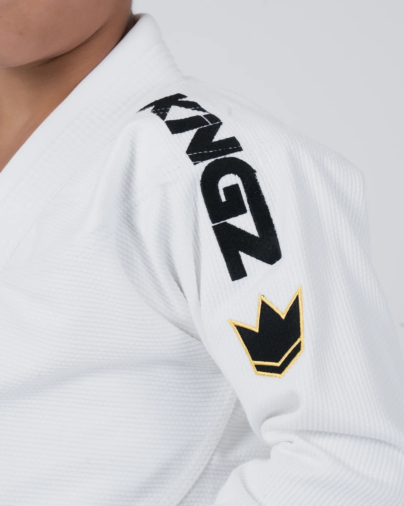 Kingz Comp V6 Youth Jiu Jitsu Gi Blanco - Imagen 5