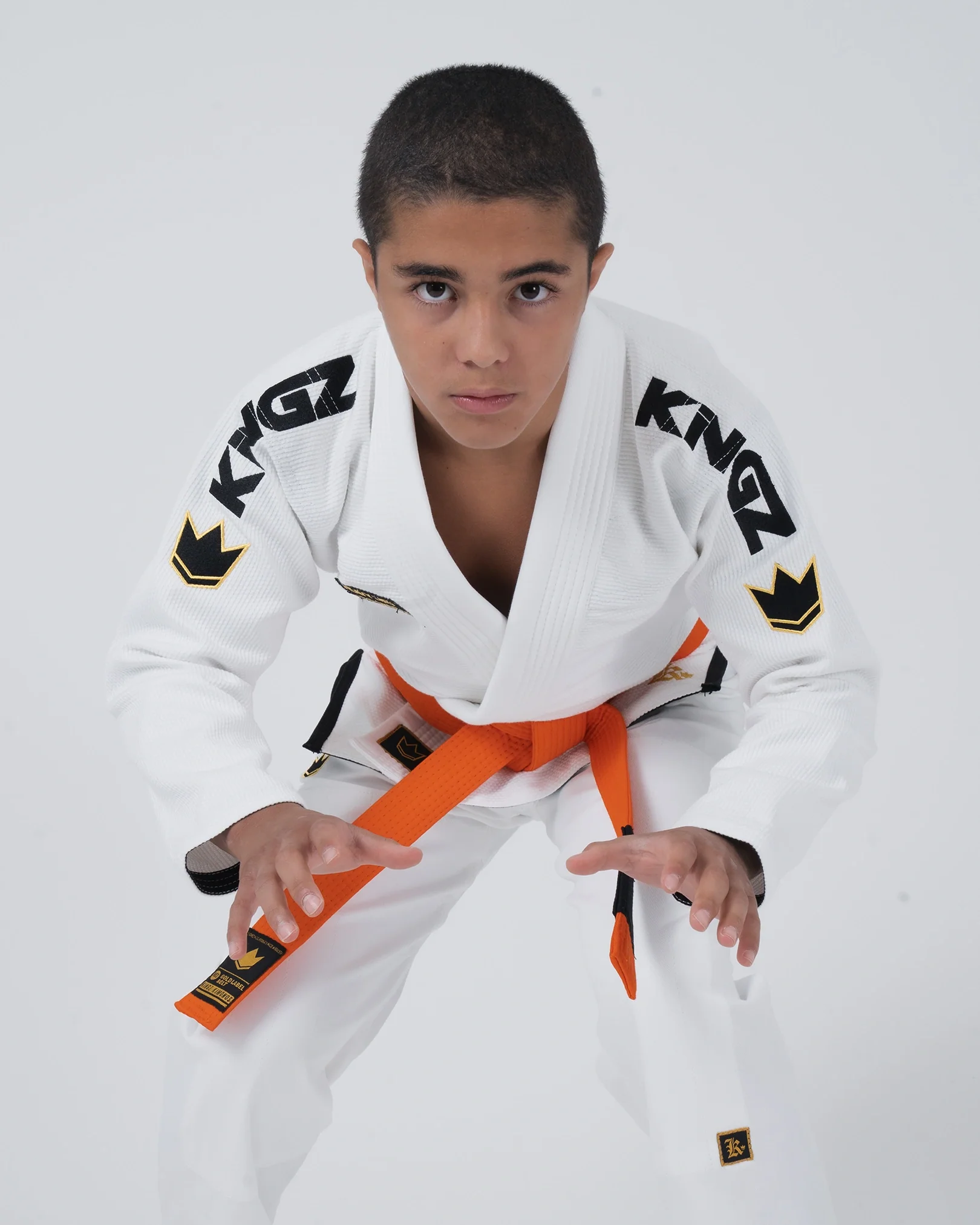 Kingz Comp V6 Youth Jiu Jitsu Gi Blanco - Imagen 2